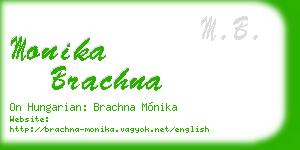 monika brachna business card