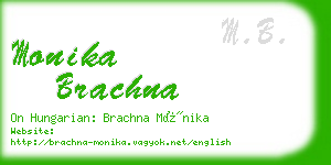 monika brachna business card